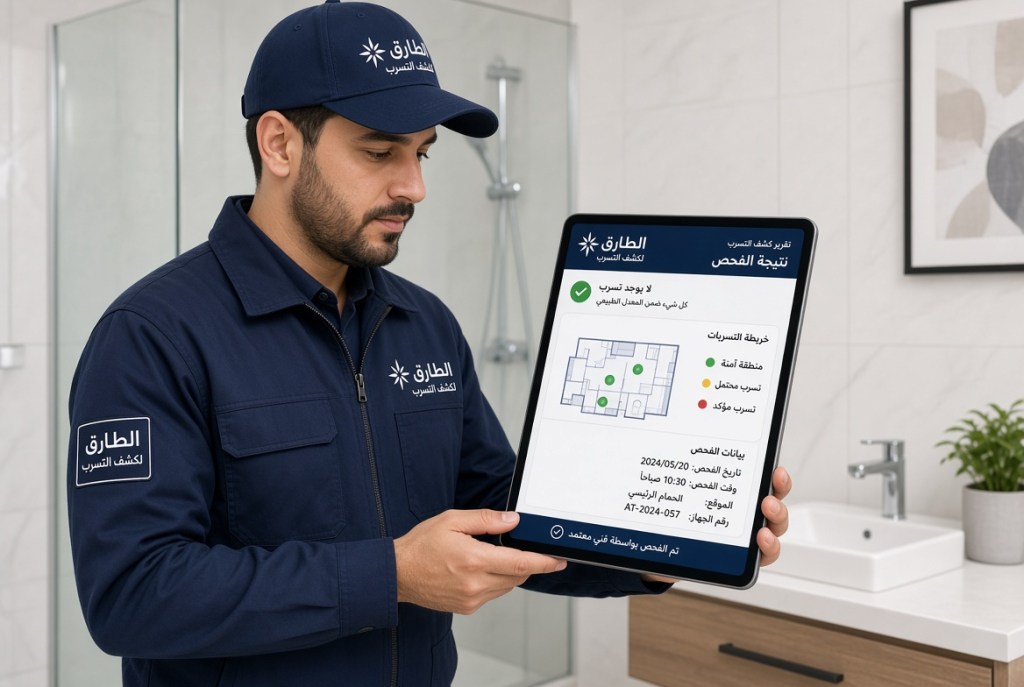 جهاز كشف تسرب المياه تحت البلاط 